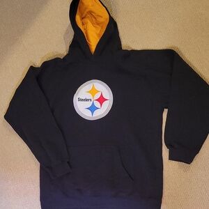 New Without Tags NFL Team Apparel Youth Hoodie in Black and Gold